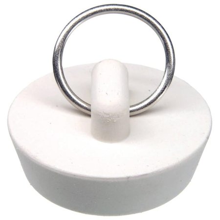 DANCO Drain Stopper, Rubber, White, For 114 in Drain Systems, Universal Sink 80225